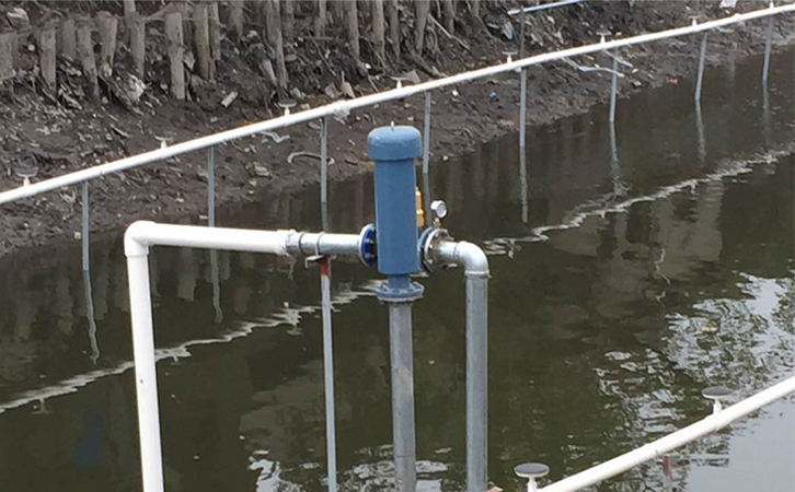 沉水風(fēng)機(jī)安裝實拍上