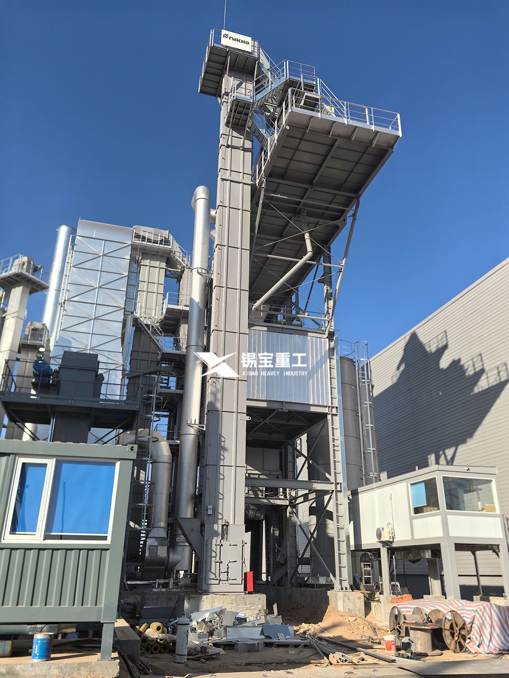 陜西省西安市瀝青銑刨料破碎篩分設備現場1